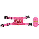 Pet Chest Strap Striped Hamster Rabbit Bow-knot Harness Vest Leash Traction Rope Ferrets Rats Chest Strap Small Pet Leashes